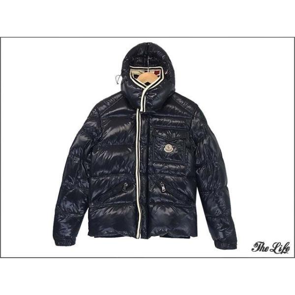 中古 MONCLERモンクレールBRANSON/ブランソン/ダウン1/紺/国内正規品