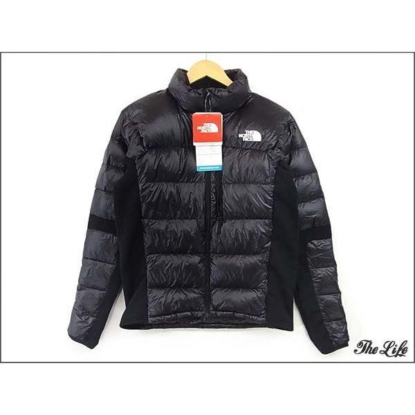 中古美品NORTH FACEハイブリッドアルパインヌプシジャケット黒M/Hybrid