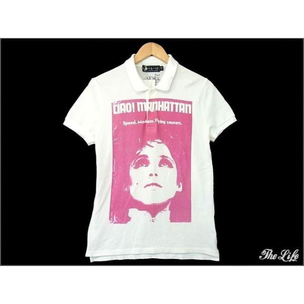 中古 HYSTERIC GLAMOUR×Andy Warhol MANHATTAN ポロシャツM/0433CH01