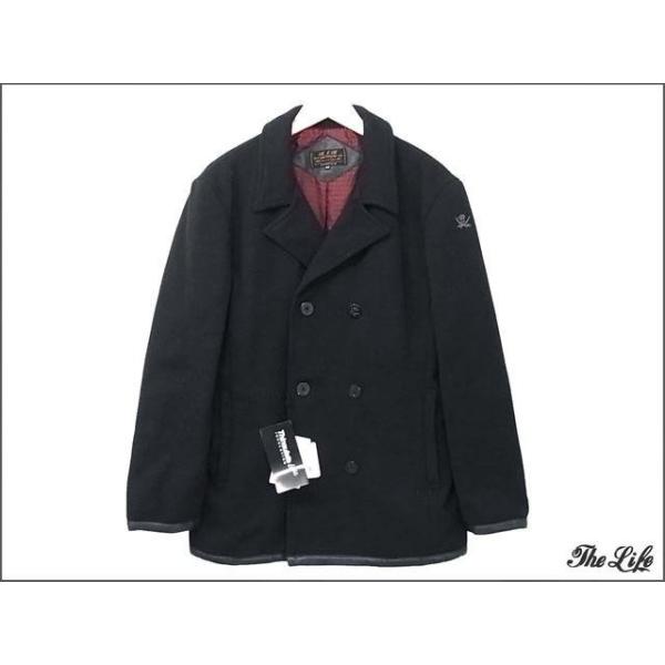 中古】【美品】RJBフラットヘッドOC101D/メルトンPコート42/ブラック 
