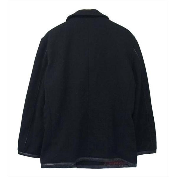 中古】【美品】RJBフラットヘッドOC101D/メルトンPコート42/ブラック 