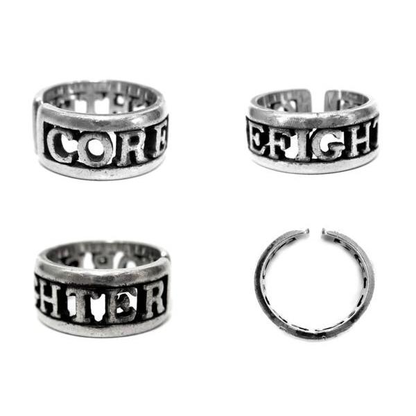 中古 COREFIGHTERコアファイターNIGHT RIDERシルバーリング16 /【Buyee】