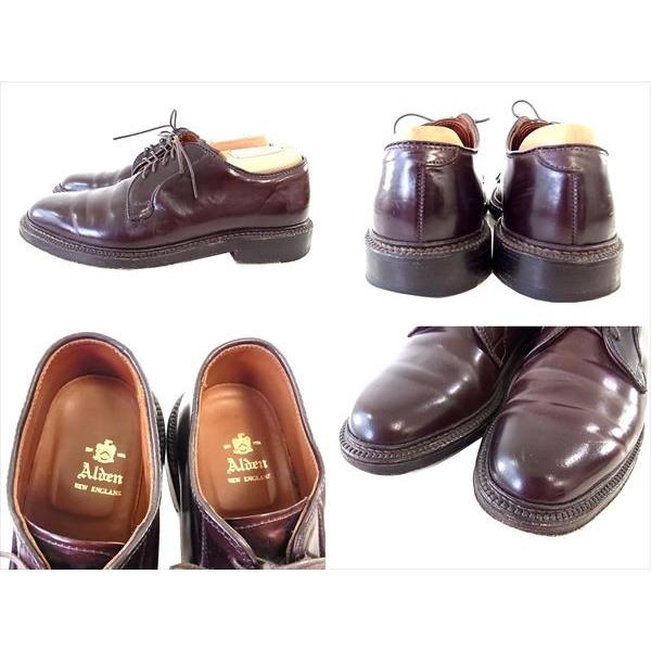 中古】Alden オールデン 990 Plain Toe Blucher Color 8 Shell Cordovan コードバン プレーントゥ  シューズ バーガンディ 6D /【Buyee】 Buyee - Japanese Proxy Service | Buy from Japan!