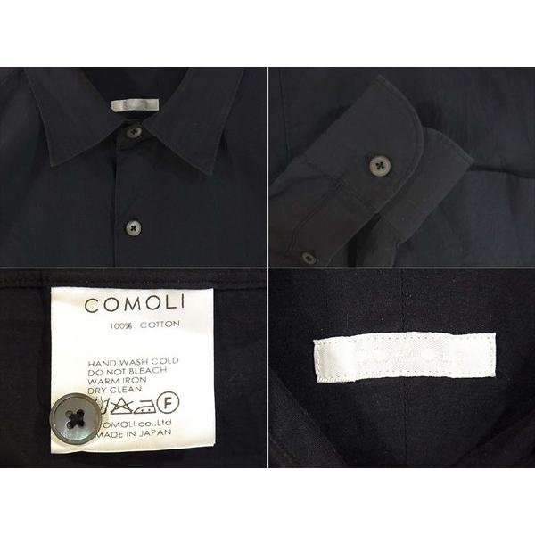 中古】16SS COMOLI コモリ 101-02001 レギュラー カラー 長袖シャツ