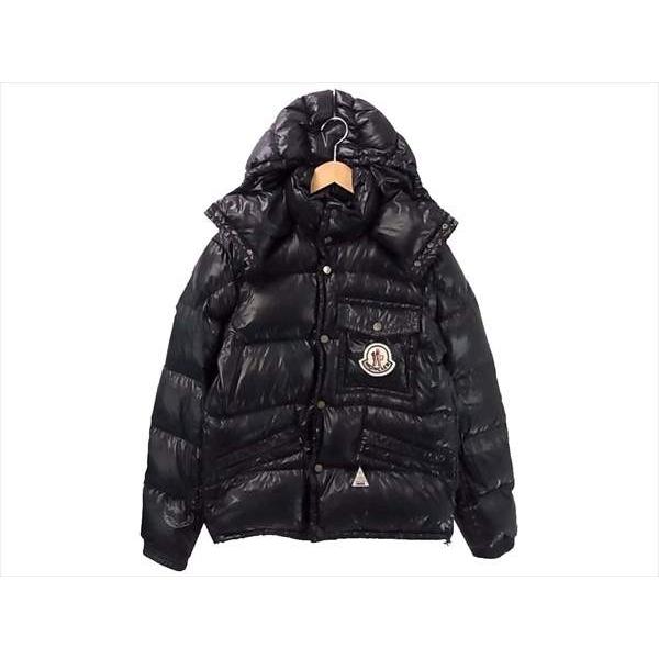 中古】国内正規品MONCLER モンクレールK2 胸ロゴワッペンダウン