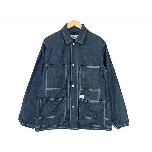 中古】SASSAFRAS ササフラス Transplant Jacket トランスプラント ジャケット インディゴブルー系 S 【美品】  /【Buyee】