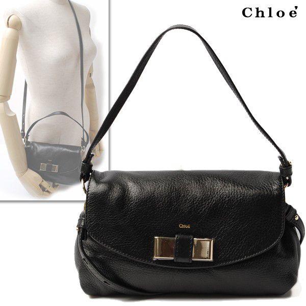 Chloe クロエ ショルダーバッグ/ポシェット 2way LILY/リリィ BLACK 