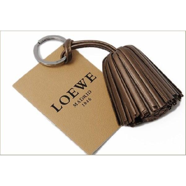 未使用】 ロエベ LOEWE キーリング/キーホルダー タッセル-