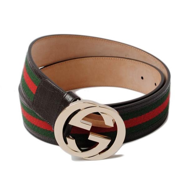 グッチ ベルト GUCCI インターロッキングGバックル キャンバス