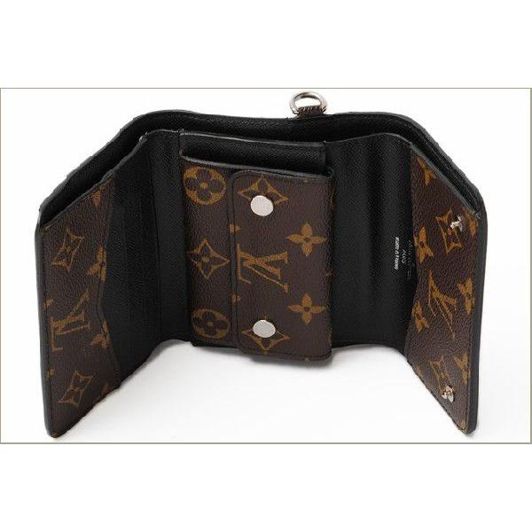 ルイヴィトン マカサー ポルトフォイユコンパクト モノグラム チェーン