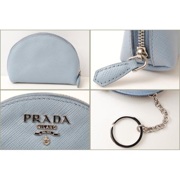 PRADA ライトブルー コインケース PRADA ライトブルー コインケース