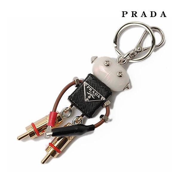 PRADA プラダ フック付キーリング/キーホルダー チャーム ロボット