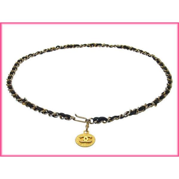 シャネル CHANEL ベルト チェーンベルト レディース