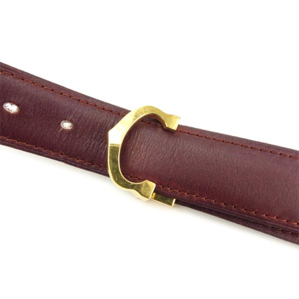 カルティエ Cartier ベルト トップ式バックル レディース メンズ