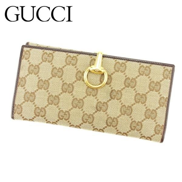 グッチ GUCCI 長財布 Wホック 財布 レディース メンズ 可 ホースビット