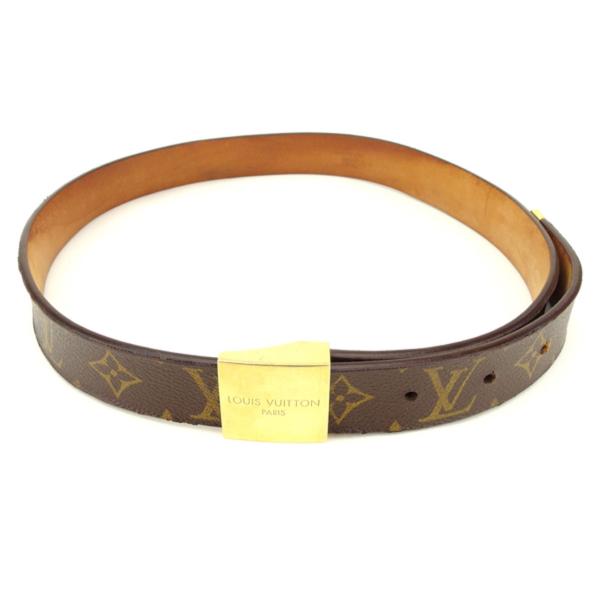 ルイヴィトン　レディース ベルト M6801W モノグラム サンチュールキャレ 楽天市場】ルイヴィトン Louis Vuitton M6801W サンチュール
