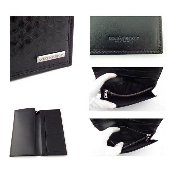 ドルチェ＆ガッバーナ 長財布 パイソン ドルガバ D＆G DG メンズ  