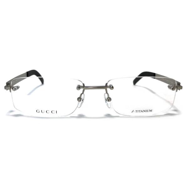 未使用 グッチ メガネフレーム チタニウム メガネ 眼鏡 チタン
