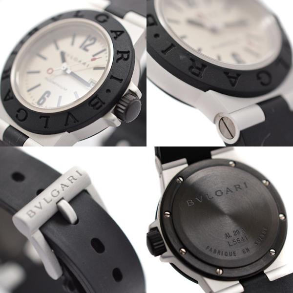 ブルガリ アルミニウム AL29 レディース BVLGARI ブルガリ アルミニウム AL29A AL/ラバー 女性用クオーツ時計