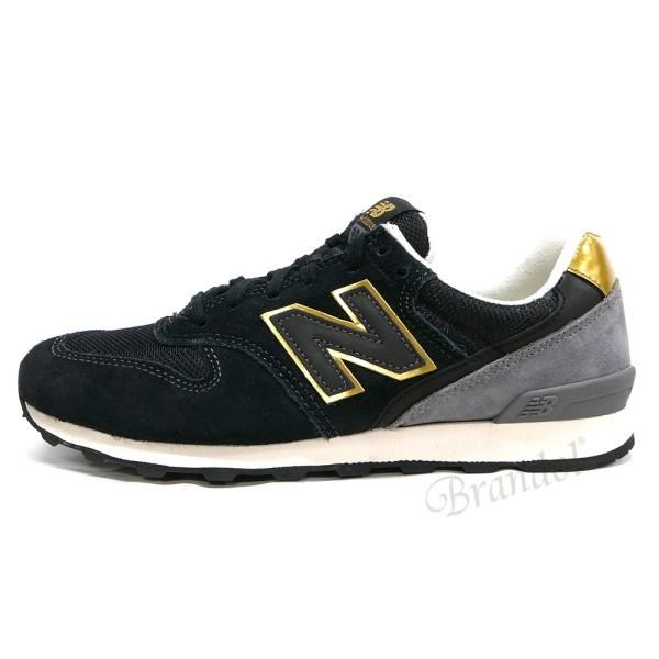 ニューバランス スニーカー new balance 996 レディース 22.0-25.5cm ブラック×ゴールド WR996FBK 001  BLACK /【Buyee】