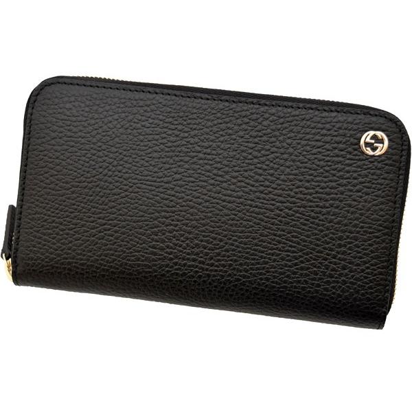 美品　GUCCI グッチ　長財布　ラウンドファスナー　S8068 グッチ GUCCI 473928 A7M0N 長財布 メンズ レディース 財布
