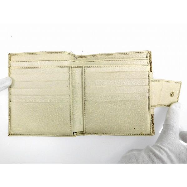 グッチ 財布 レディース (メンズ可) GUCCI 二つ折り財布 Wホック