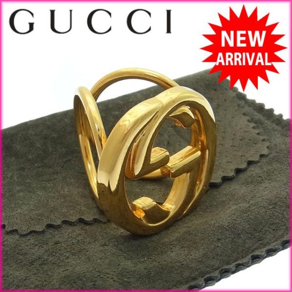 GUCCI グッチ スカーフリング インターロッキングG ダブルG 中古 X4990