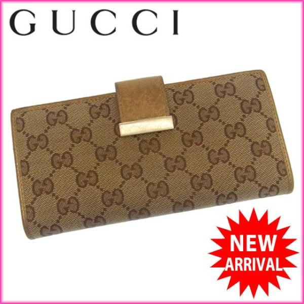 グッチ 財布 レディース (メンズ可) GUCCI 長財布 Wホック二