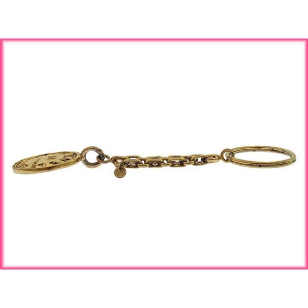 シャネル　キーホルダー CHANEL Key ring Gold Cc Logo Keychain | eBay