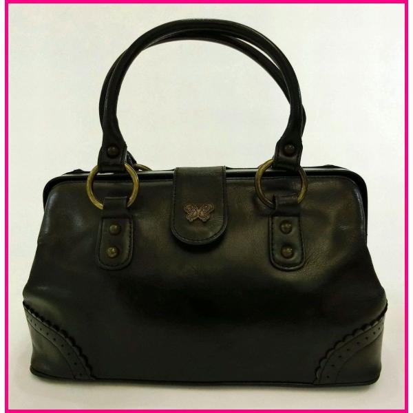 ANNA SUI ハンドバッグ レザー チェーン付き アナスイ ANNA SUI キャロル 2WAYハンドバッグ