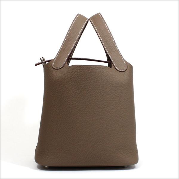 HERMES エルメス ピコタンロック 18 PM エトゥープ ハンドバッグ HERMES エルメス ハンドバッグ ピコタンロック 18 PM エトープ