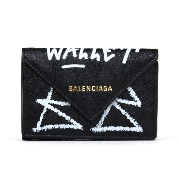 バレンシアガ BALENCIAGA 三つ折り財布 ペーパーミニウォレット