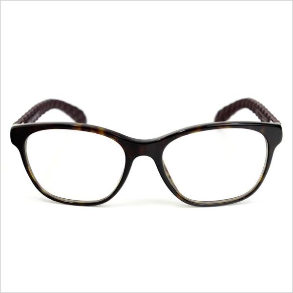 CHANEL シャネル 眼鏡 マトラッセ CCマーク ダークハバナ×ブラウン  