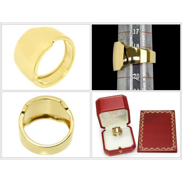 カルティエ リング サントス・デュモン K18YGイエローゴールド リング