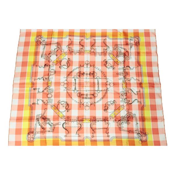 エルメス　カレ90 モール・エ・グルメット・ヴィシー 新品 未使用 HERMES エルメス Mors et Gourmettes Vichy モール