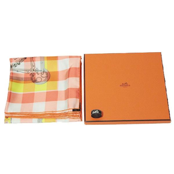 エルメス　カレ90 モール・エ・グルメット・ヴィシー 新品 未使用 HERMES エルメス Mors et Gourmettes Vichy モール