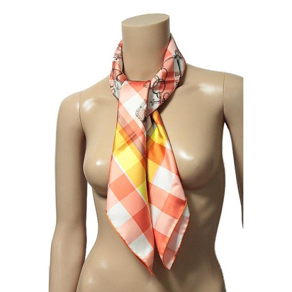 エルメス　カレ90 モール・エ・グルメット・ヴィシー エルメス カレ90 モール・エ・グルメット・ヴィシー - メルカリ