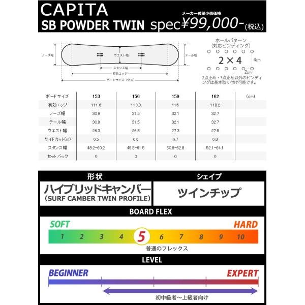 23-24 CAPITA / キャピタ SPRING BREAK POWDER TWIN スプリング