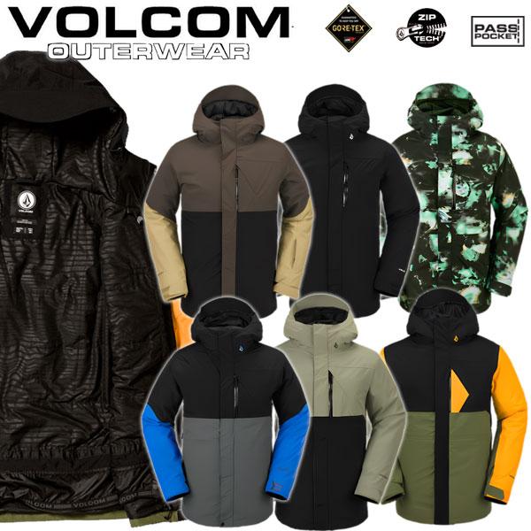 23-24 VOLCOM/ボルコム L INS GORE-TEX jacket メンズ レディース 防水 ...
