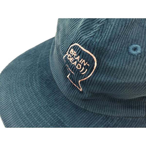 ブレインデッド ロゴ コーデュロイ 6パネル スナップバック キャップ グリーン 帽子 / BRAIN DEAD LOGO CORDUROY 6  PANEL SNAPBACK CAP GREEN /【Buyee】