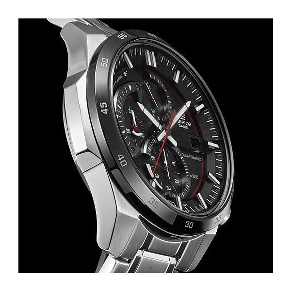 EDIFICE ソーラー クロノグラフ ブラック CASIO EDIFICE カシオ エディフィス ソーラー腕時計 クロノ