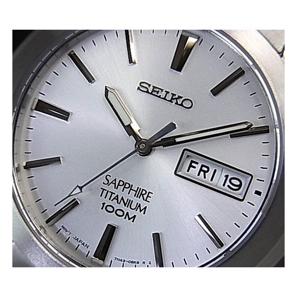 SEIKO Quartz セイコー クォーツ 軽量チタンモデル メンズ腕時計