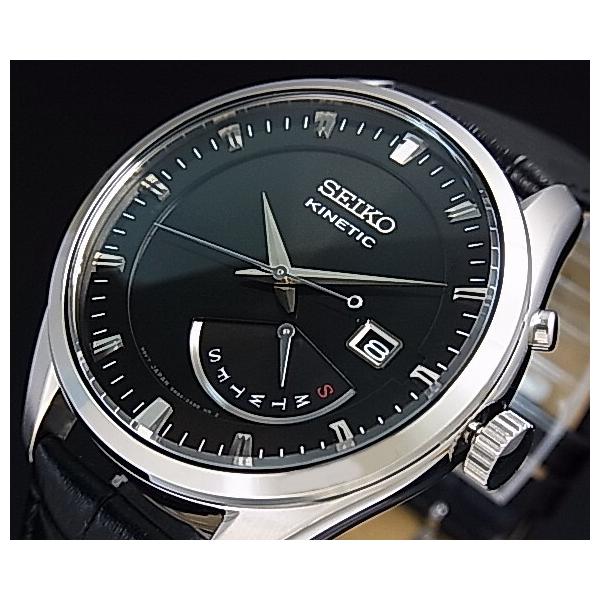 訳あり外箱凹み有】SEIKO KINETIC セイコー キネティック メンズ腕時計