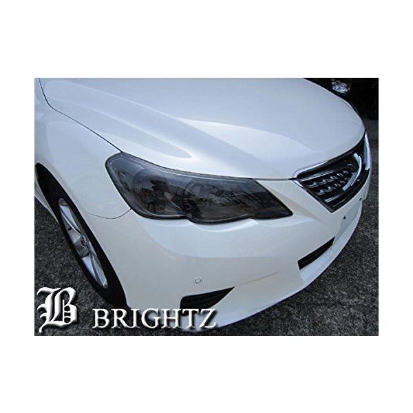オンラインショップ 133 130 マークX BRIGHTZ 135 スモークヘッドライトカバー 前期 パーツ