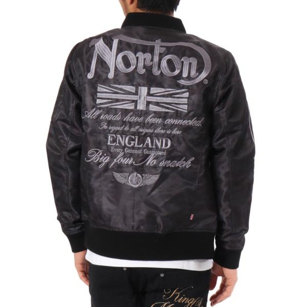 Norton ノートン ma-1ジャケット 181N1603 撥水加工 カモ柄 薄手