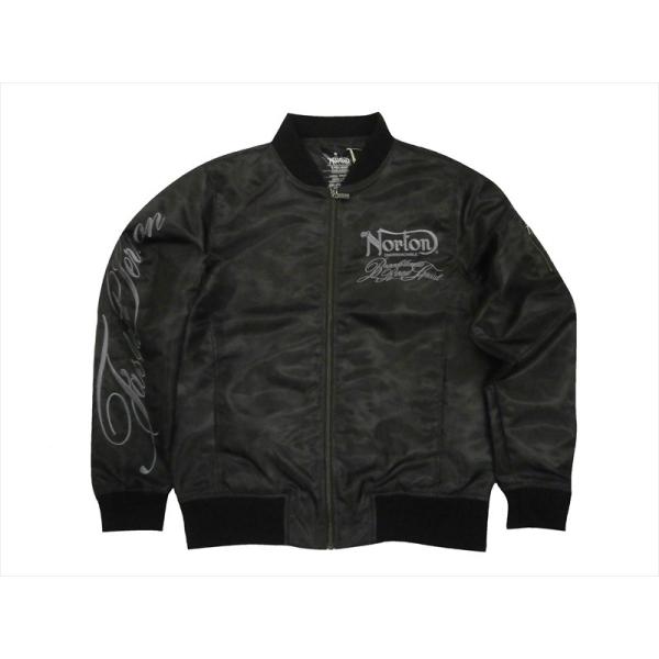 Norton ノートン ma-1ジャケット 181N1603 撥水加工 カモ柄 薄手