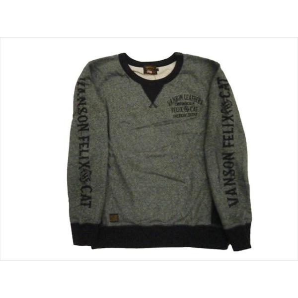 Vanson/バンソン×FELIX the CAT・コラボ トレーナー FXV-520 Vanson/バンソン×FELIX the CAT・コラボ トレーナー FXV-520