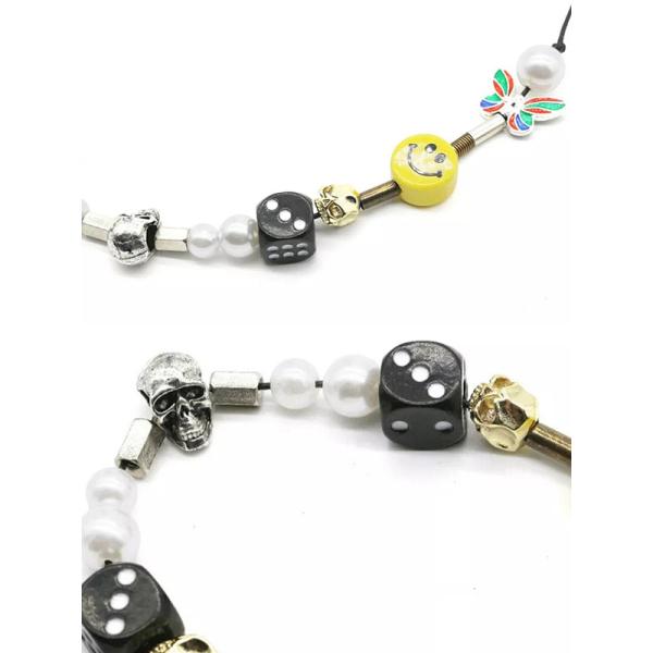 EVAE MOB EVAE+ MOB Smiley Pearl Necklace ネックレスメンズ