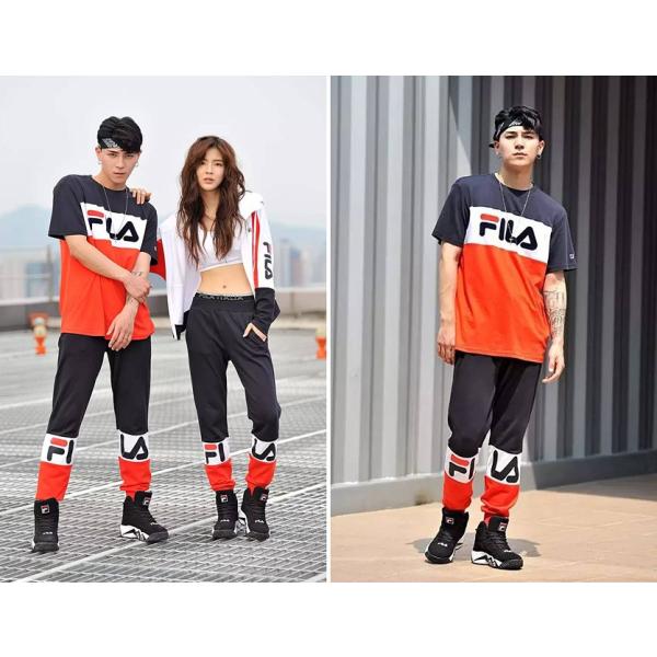 FILA BE:FIRST着用 フィラ スニーカー レディース メンズ 黒