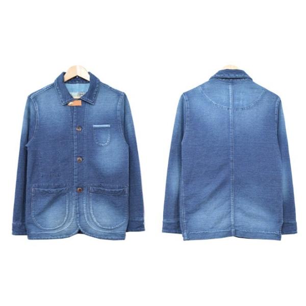 ルールズピープス rulezpeeps INDIGO JERZEY WORK JACKET